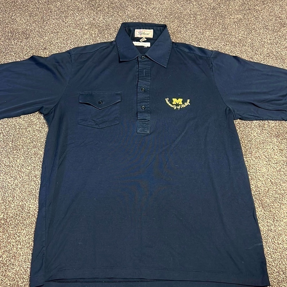VTG Titleist Michigan Polo Men’s Sz L